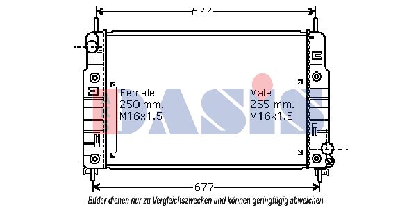 AKS DASIS Radiaator,mootorijahutus 090720N